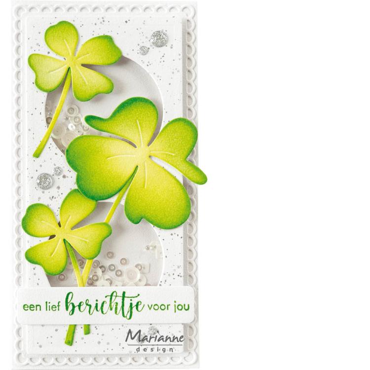 Marianne Design Craftables Die Lucky Clovers CR1616