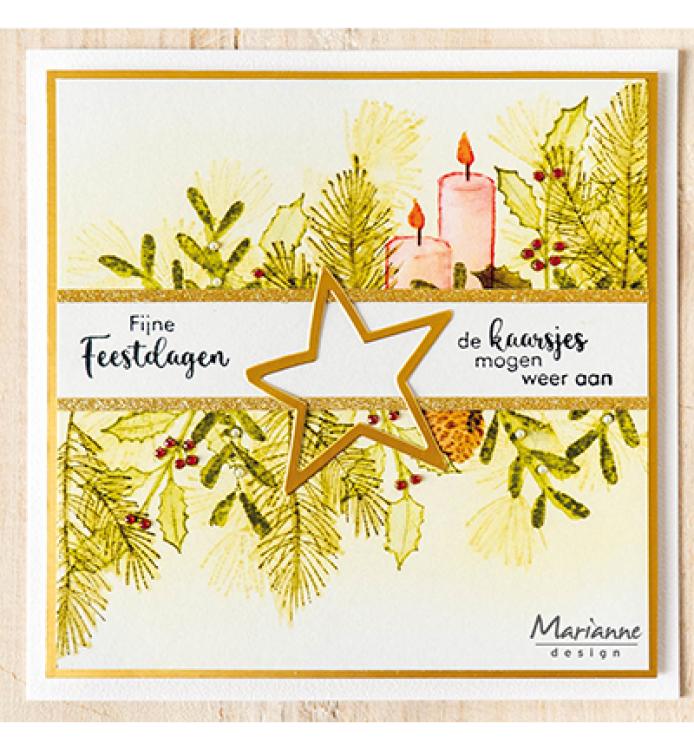 Marianne Design Craftables Heart & Star CR1631