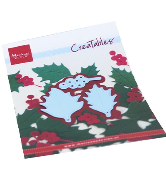 Marianne Design CreaTables Holly Leaves LR0675