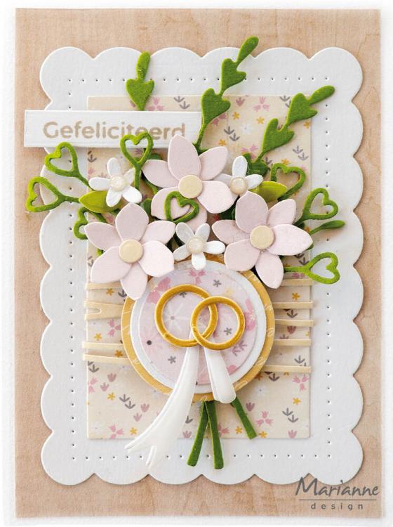 Marianne Design CreaTables Open Heart Sprig LR0844