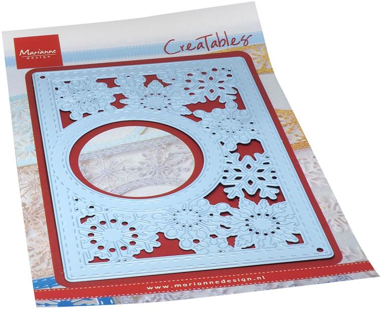 Marianne Design CreaTables Rectangle Snowflakes LR0816