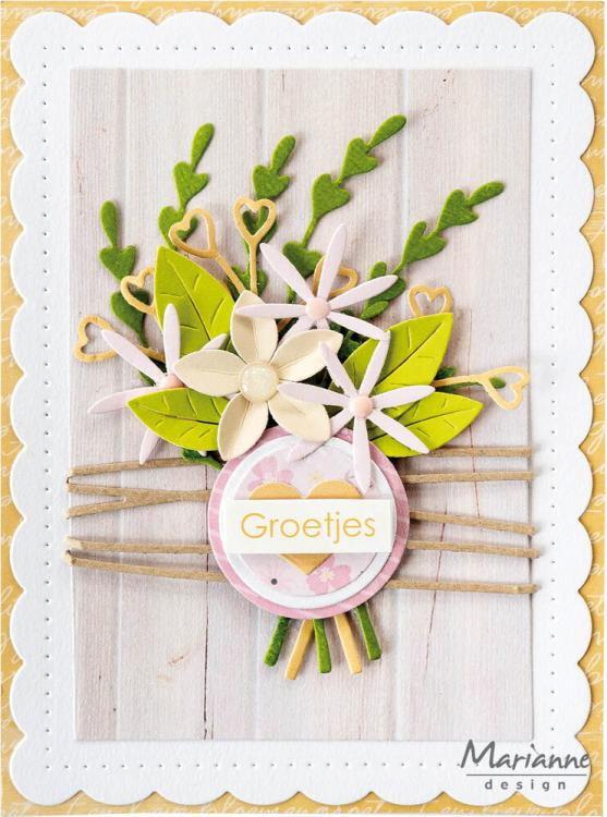 Marianne Design CreaTables Sweet Heart Sprig LR0843