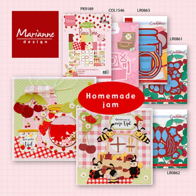 Marianne Design A5 Paper Pad Picnic Time PK9189