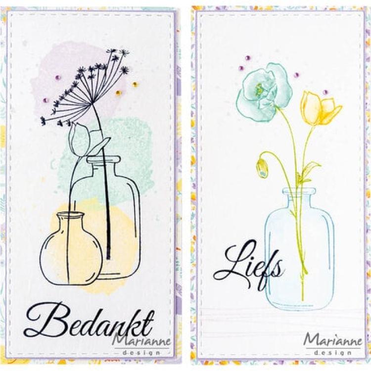 Marianne Design Silhouette Art Stamp Tulip CS1159