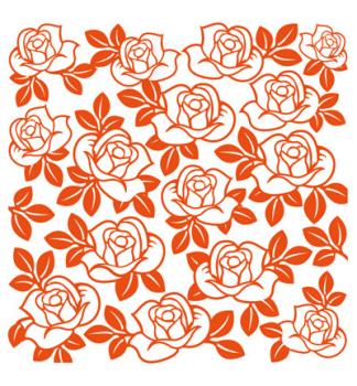 Marianne D Embossing Folder Roses