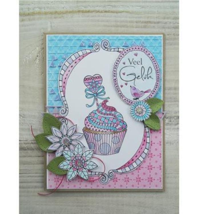 Marianne Design Clear Stamp Doodle Cupcake