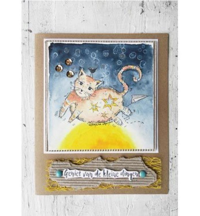 Marianne Design Clear Stamp Skinny Cat