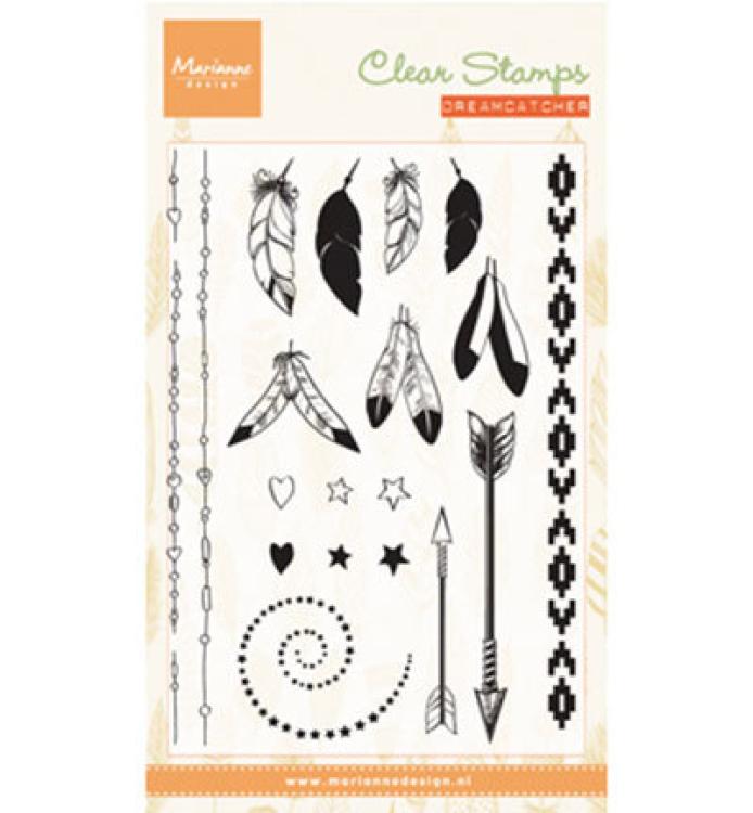 Marianne Design Clear Stamp Federn #CS0990