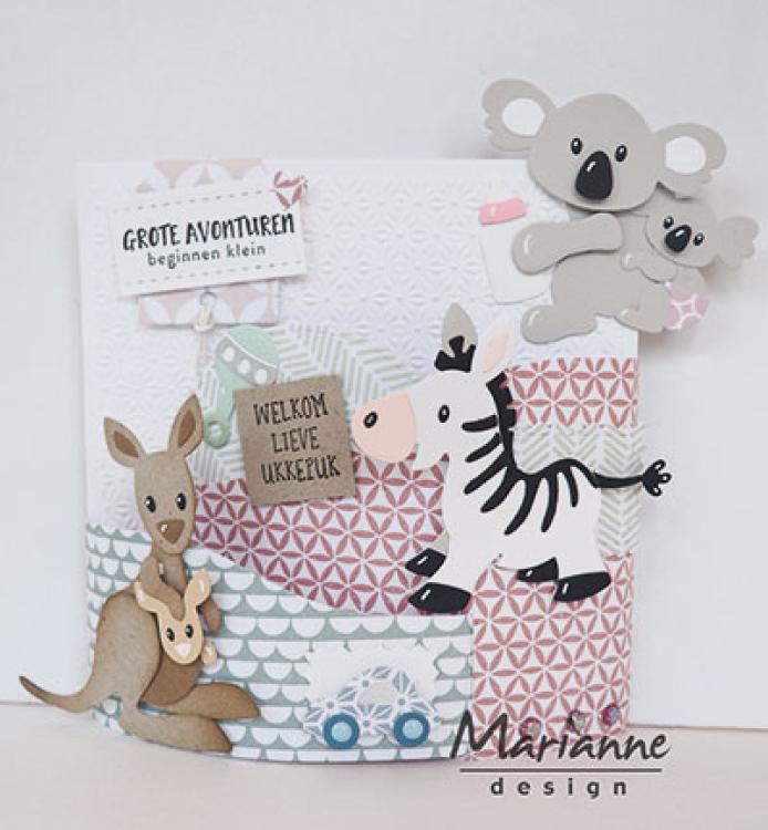 Marianne Design Collectables Kangaroo und Baby COL1446