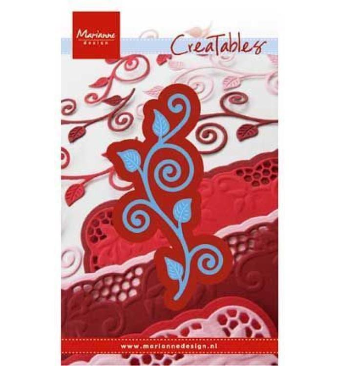 Marianne Design CreaTables Swirls & Leaves