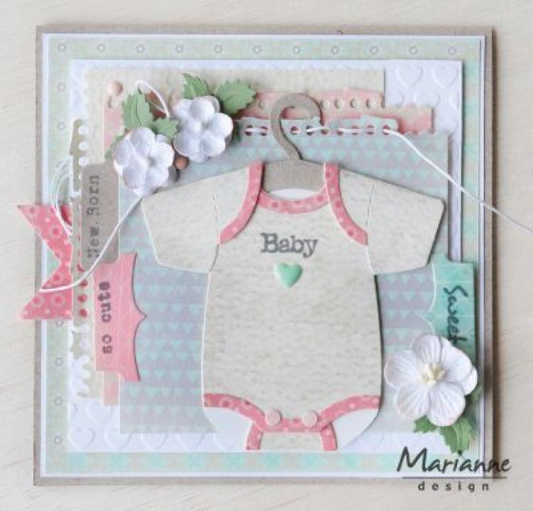 Marianne Design Eline's baby onesie Collectables #COL1419