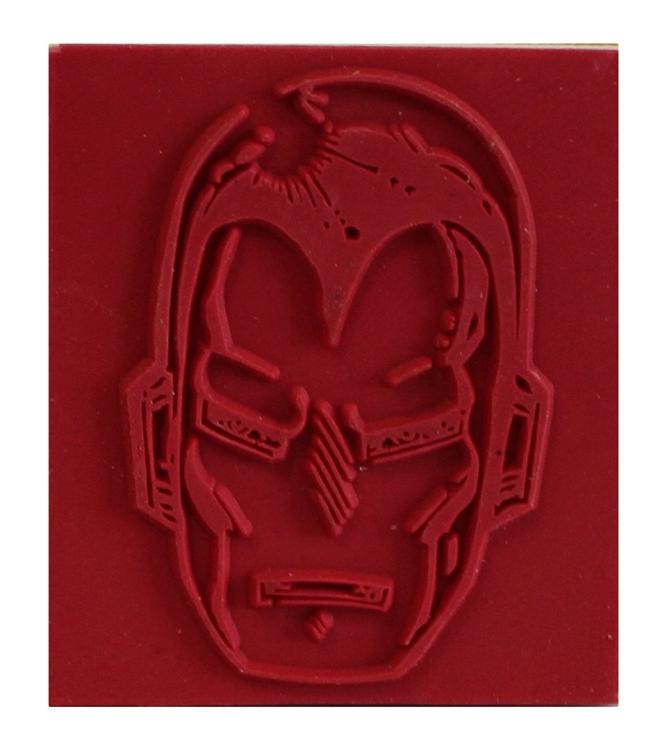 Marvel Comic Rubber Stamp Ironman Mask #MVL0008