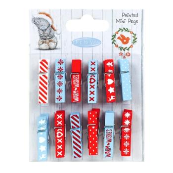 Me To You Christmas Mini Pegs