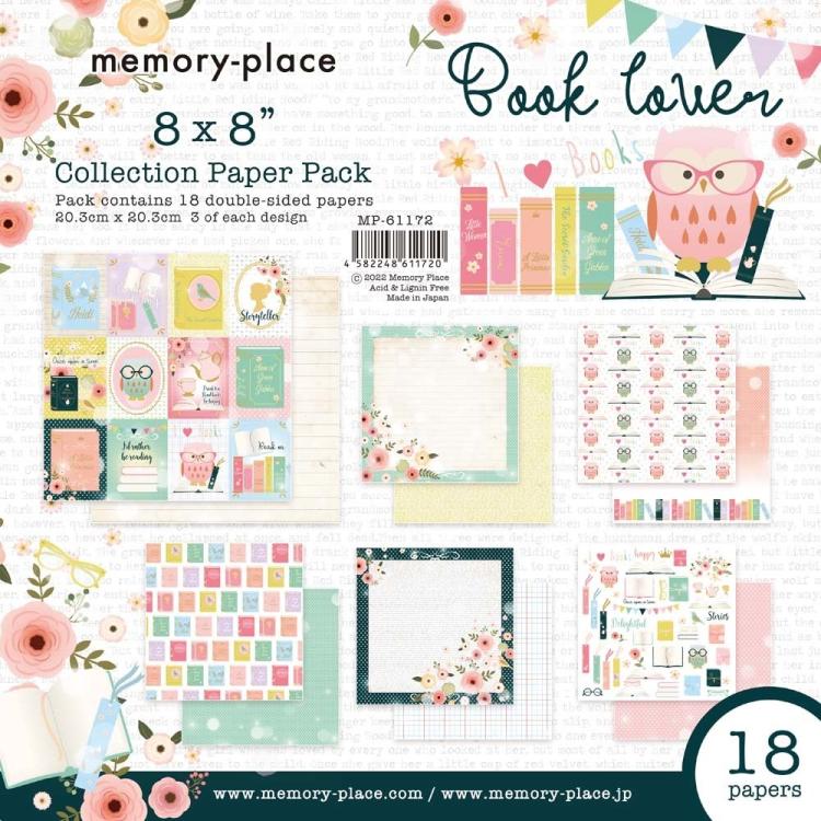 Memory-Place 8x8 Paper Pack Book Lover