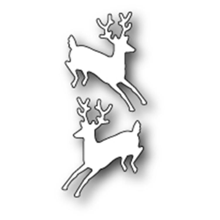 Memory Box Poppystamp Die Prancing Deer