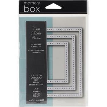 Memory Box Stanze Cross Stitched Frames