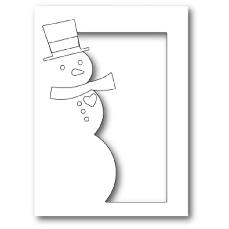 Memory Box Stanze Snowman Collage