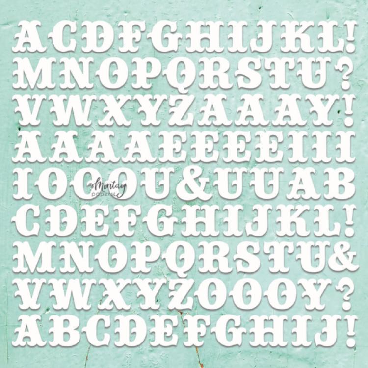 Mintay Chippies Decor Monograms CHIP2-D50