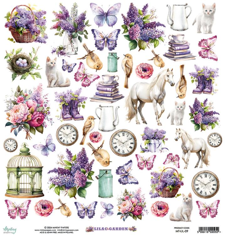 Mintay Papers 12x12 Paper Pad Lilac Garden