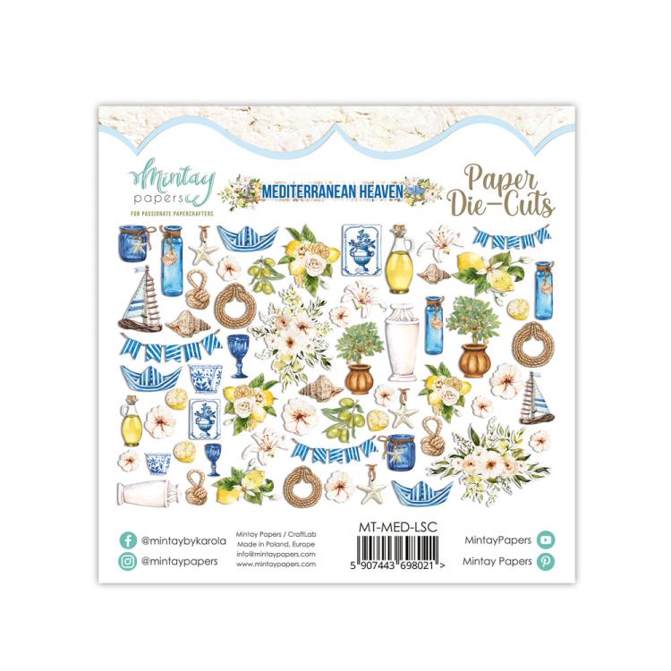 Mintay Papers Die-Cuts Mediterranean Heaven 60 pcs