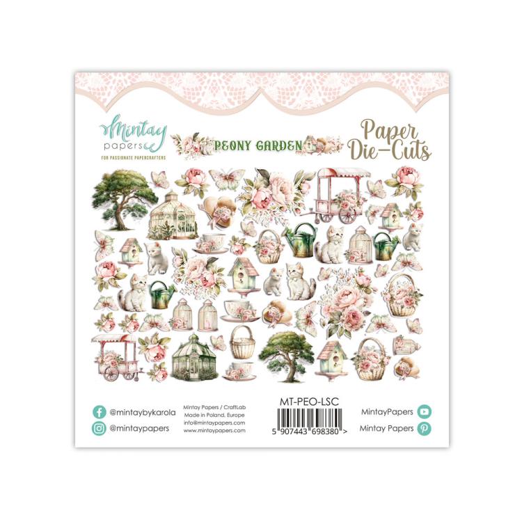 Mintay Papers Die-Cuts Peony Garten 60 pcs