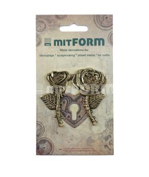 Mitform Metal Embellishments Flowers #1