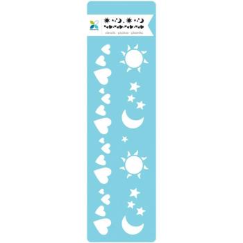 Momenta Stencil Hearts Sun Moon Stars