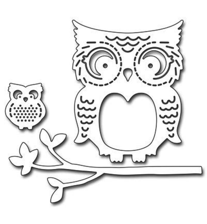 Penny Black Mommy & Me Owls Creative Dies