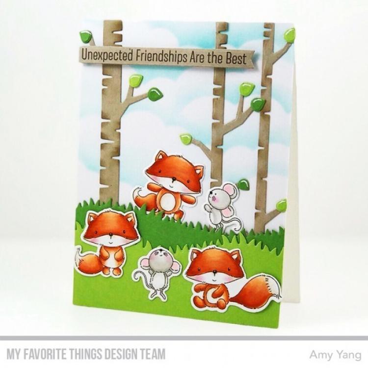 My Favorite Things Clear Stamp Fox & Friend #361