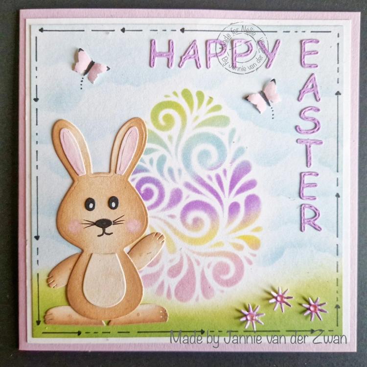 Nellie Snellen 3D Embossing Folder Doodle Egg #069