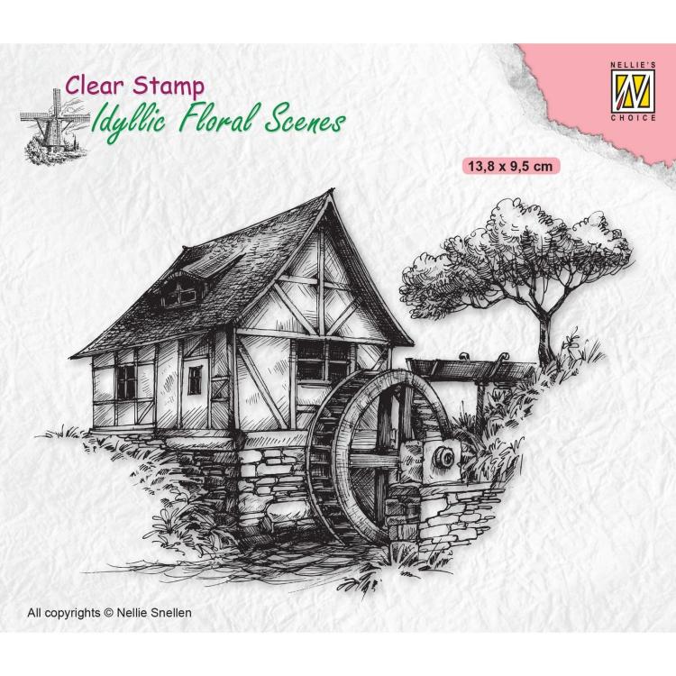 Nellie Snellen Clear Stamps Watermill #IFS028