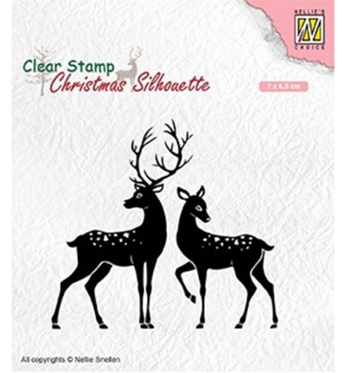 Nellie Snellen Clear Stamp Deer #CSIL006