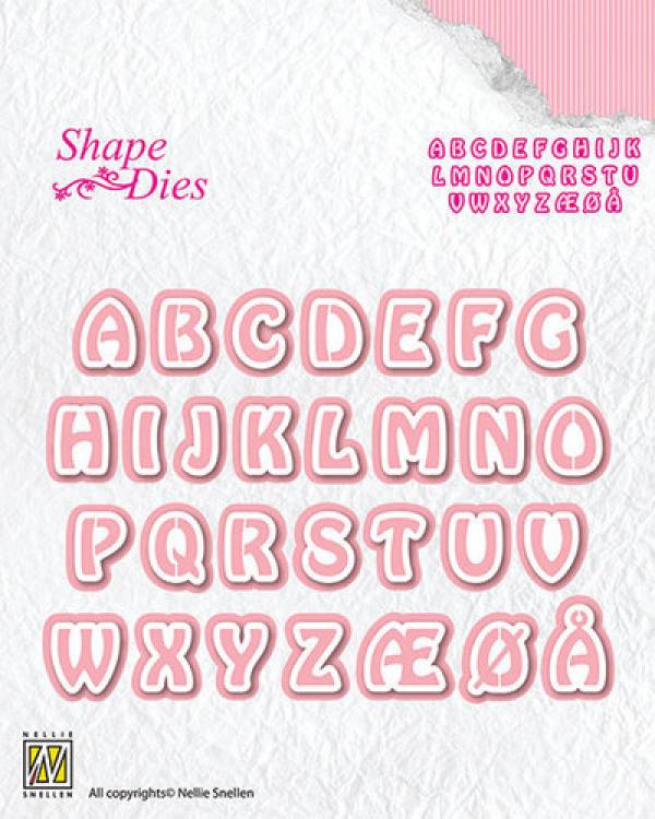 Nellie Snellen Shape Dies Alphabet #3