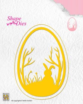 Nellie Snellen Shape Dies Easter Egg #SD125