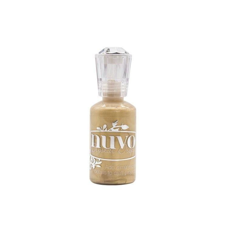 Nuvo Crystal Drops Metallic Mustard Gold 1802N