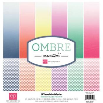 Echo Park 12x12 Essentials Paper Pack Ombre #11016