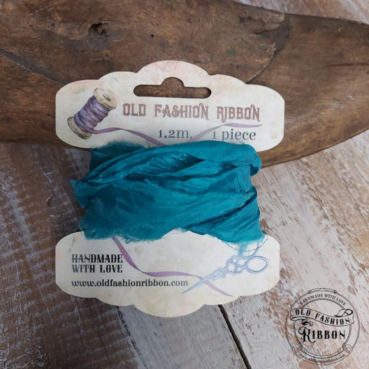 Old Fashion Ribbon BOBBIN Turquoise Sea #24