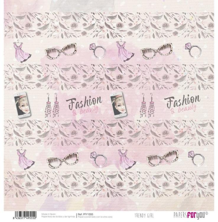 Papers For You 12x12 Paper Pad Trendy Girl #1553