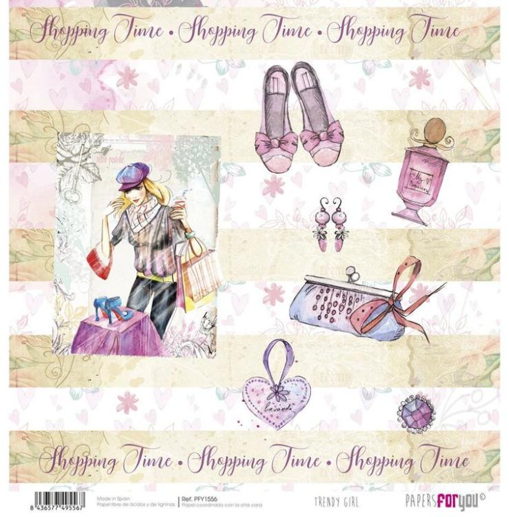 Papers For You 12x12 Paper Pad Trendy Girl #1553