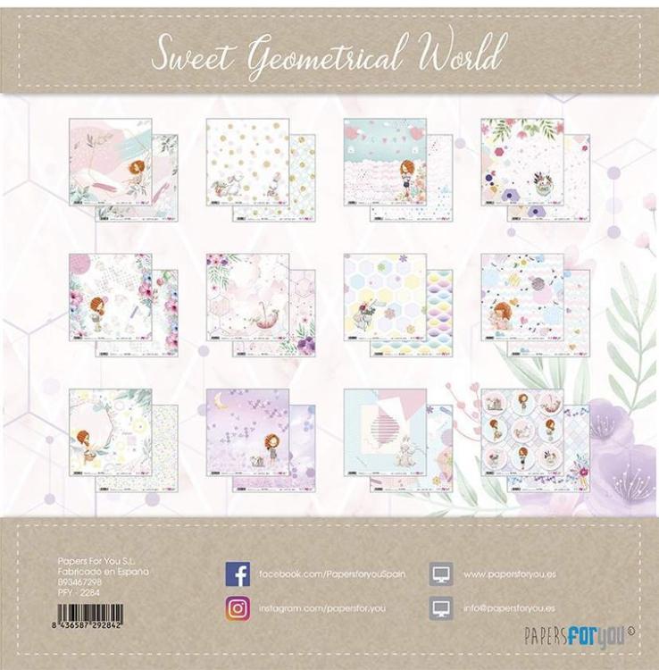 Papers For You 12x12 Paper Pad Sweet Geometrical World #2284