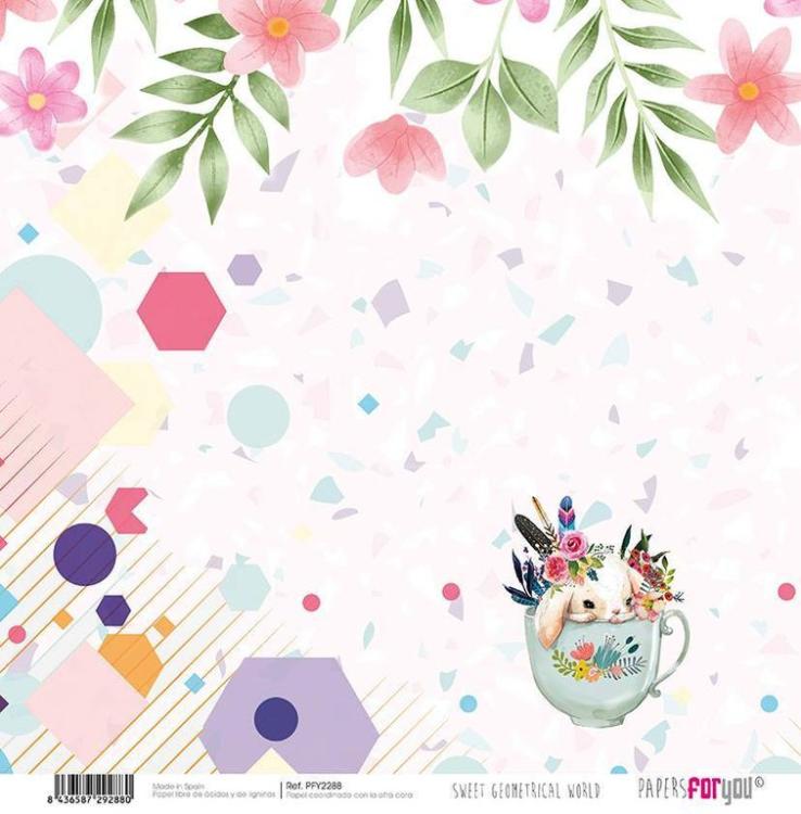 Papers For You 12x12 Paper Pad Sweet Geometrical World #2284