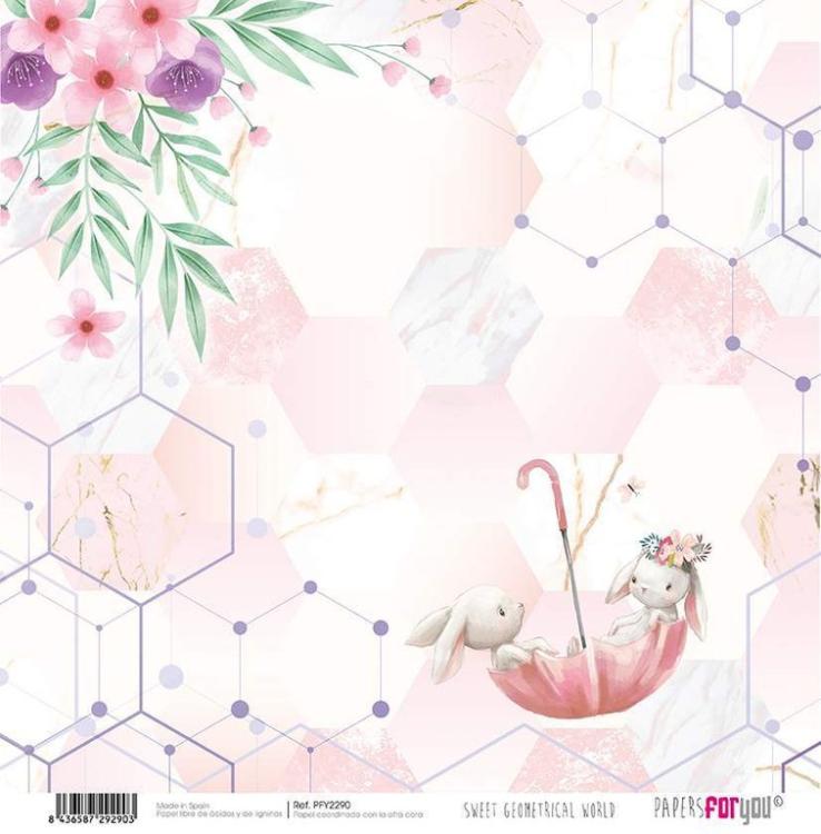 Papers For You 12x12 Paper Pad Sweet Geometrical World #2284