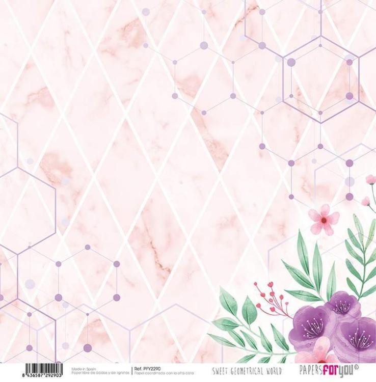 Papers For You 12x12 Paper Pad Sweet Geometrical World #2284