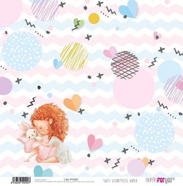 Papers For You 12x12 Paper Pad Sweet Geometrical World #2284