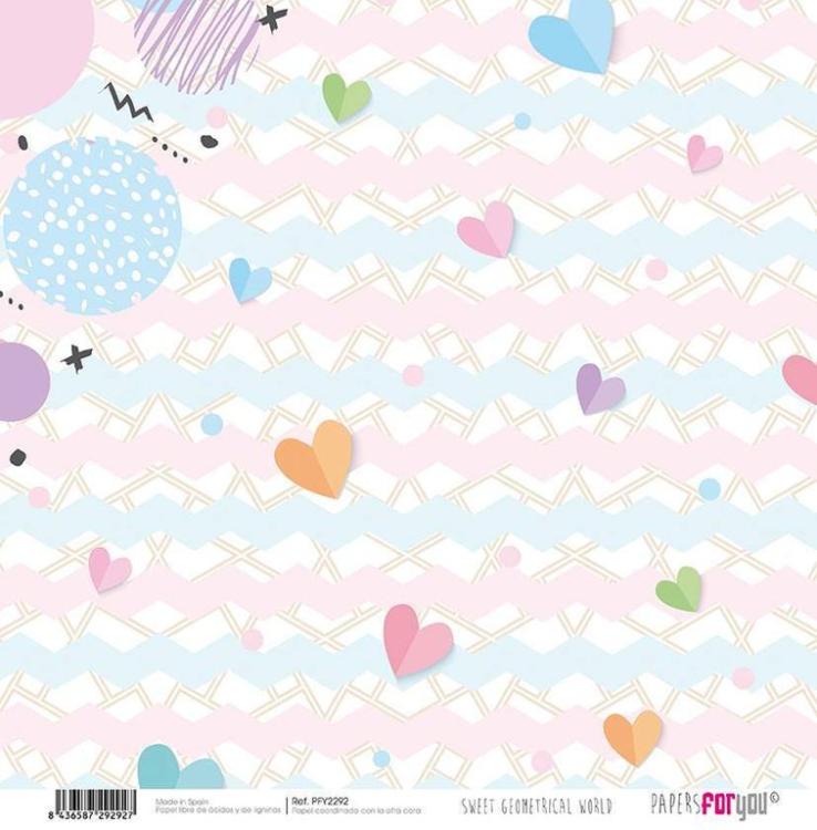 Papers For You 12x12 Paper Pad Sweet Geometrical World #2284