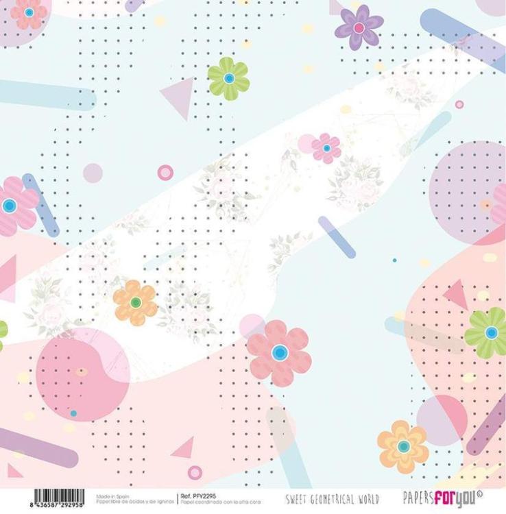 Papers For You 12x12 Paper Pad Sweet Geometrical World #2284