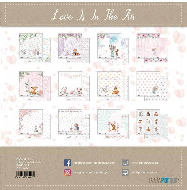 Papers For You 12x12 Paper Pad Love is in the Air #2407