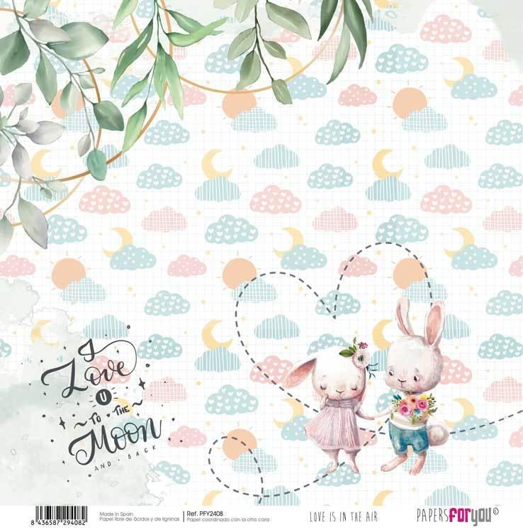 Papers For You 12x12 Paper Pad Love is in the Air #2407