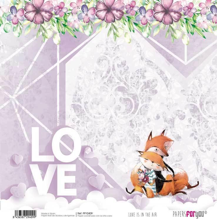 Papers For You 12x12 Paper Pad Love is in the Air #2407