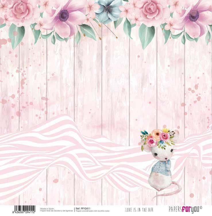 Papers For You 12x12 Paper Pad Love is in the Air #2407